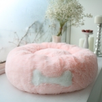 (커버분리형) 럭셔리 도넛방석_핑크