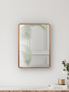 아쏘 A23-50 심플 로즈골드 사각 거울 ( 500 x 700 mm )