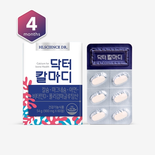 닥터 칼마디 4개월 (60정x4박스) + 쇼핑백 증정