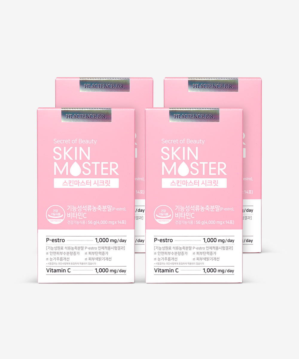 스킨마스터 시크릿 4박스 (56포) + 쇼핑백 증정