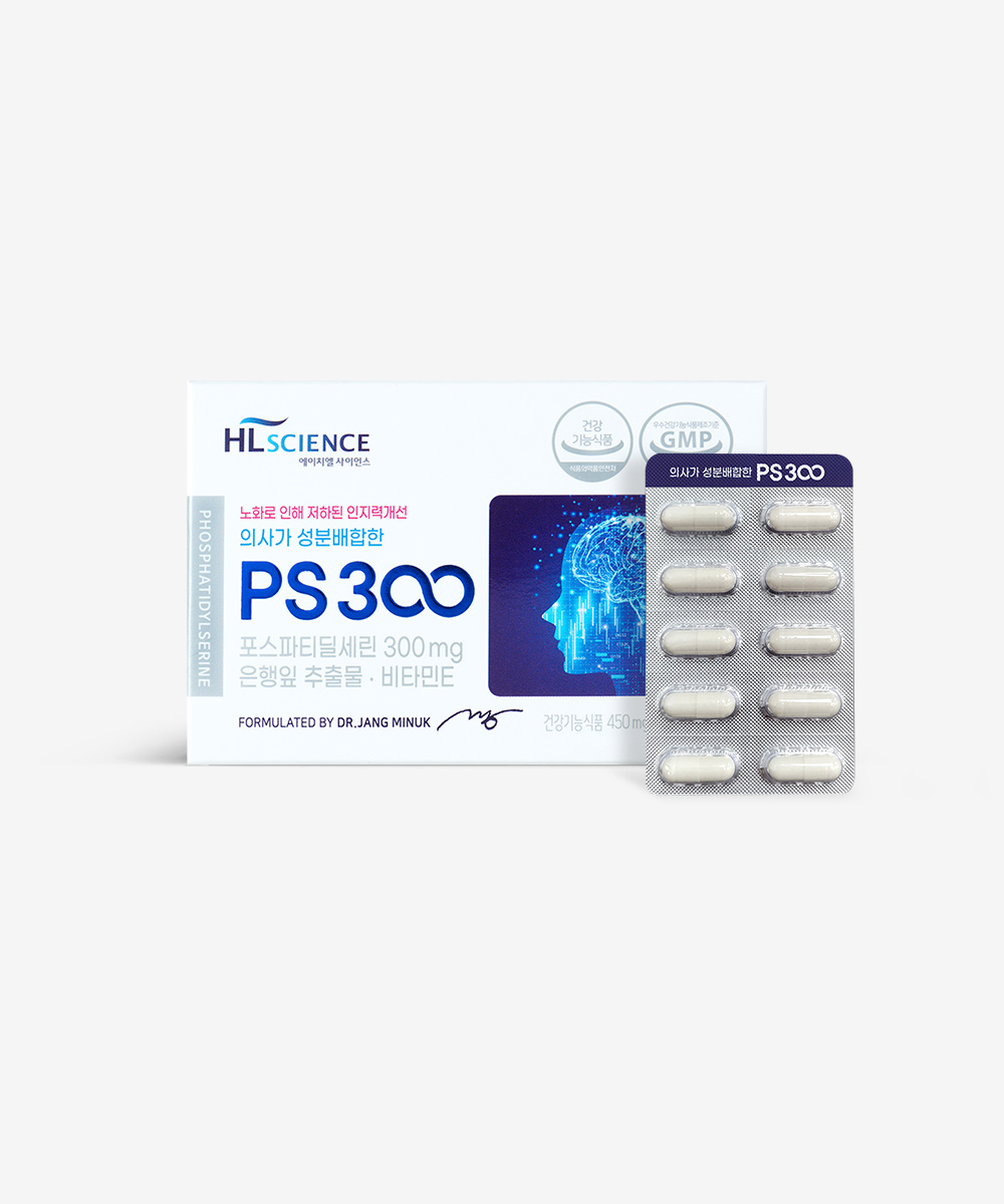 의사가 성분배합한 PS300 60캡슐x1박스 (1개월)