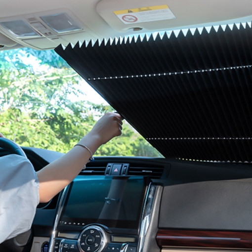 지토스 차량용 UV 햇빛 가리개 흡착식 앞유리 자동차 가림막 차박커튼 70cm