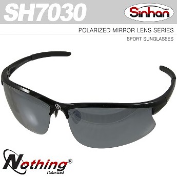 [신한] 편광안경 SH7030(블랙/실버&스모크 밀러렌즈)