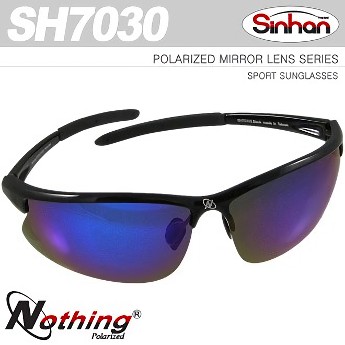 [신한] 편광안경 SH7030(블랙/블루&스모크 밀러렌즈)