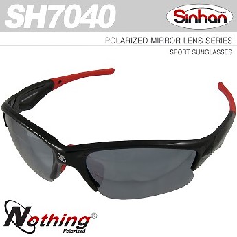 [신한] 편광안경 SH7040(블랙/실버&스모크 밀러렌즈)