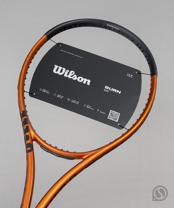 윌슨 테니스라켓 번 100  V5.0 (300g/100sq.in)