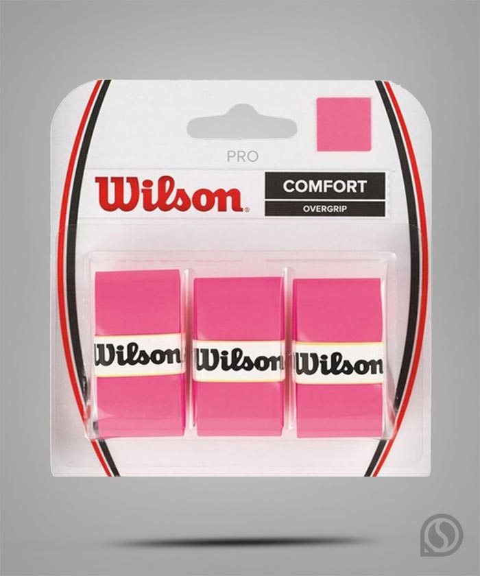 윌슨 테니스그립 프로오버그립 3개입 4014 (핑크)