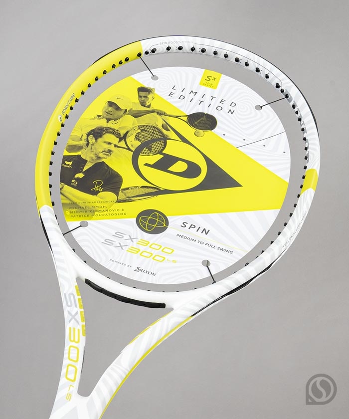 던롭 테니스라켓 2023 SX 300 LS LTD  화이트 (100/285g)