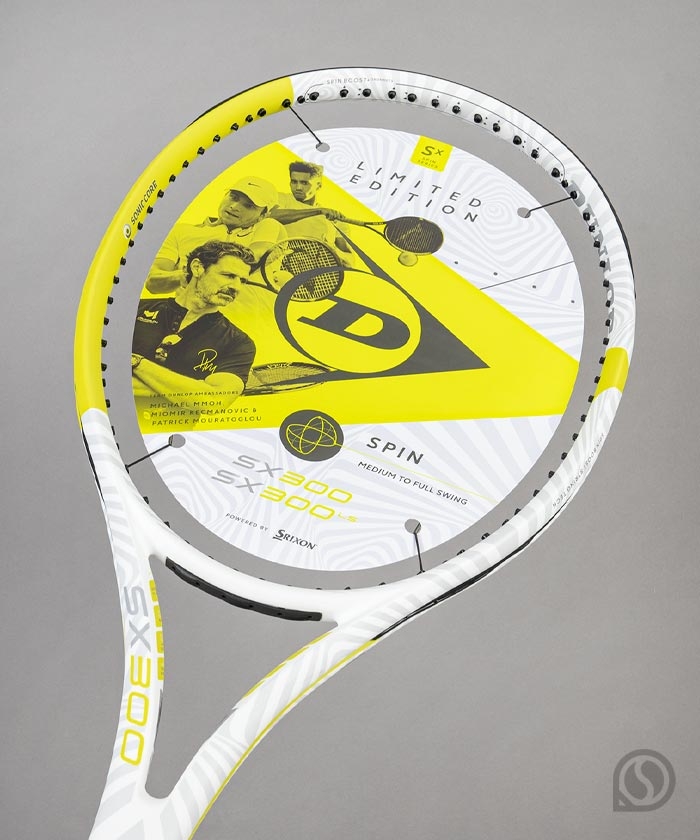 던롭 테니스라켓 2023 SX 300 LTD  화이트 (100/300g)