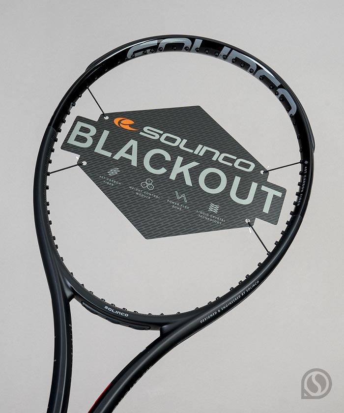 솔린코 테니스라켓 블랙아웃 265 (100/265g)
