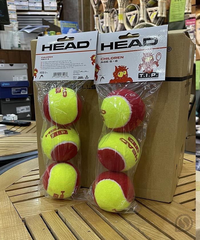 헤드 주니어 테니스볼 스타터 3B HEAD TIP RED 레드볼 (1팩 3개입)