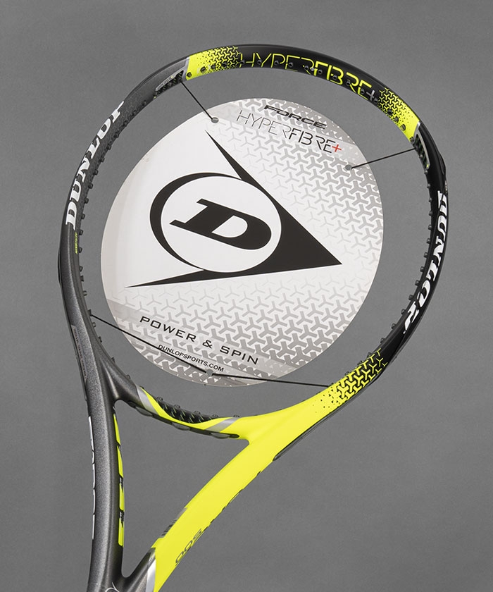 (리퍼) 던롭 테니스라켓 하이퍼파이버 포스 500 라이트 (100/270g)
