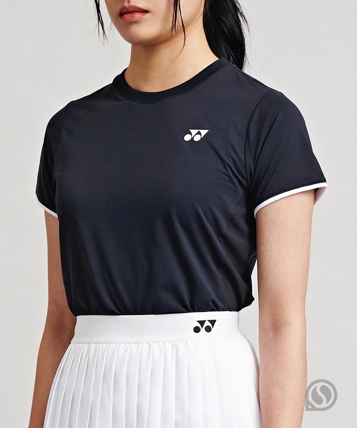 (우먼스) 요넥스 티셔츠 245TS002F (블랙)  2024 테니스 컬렉션
