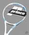 프린스 테니스라켓 워리어 100 (100/300g) 화이트/블루