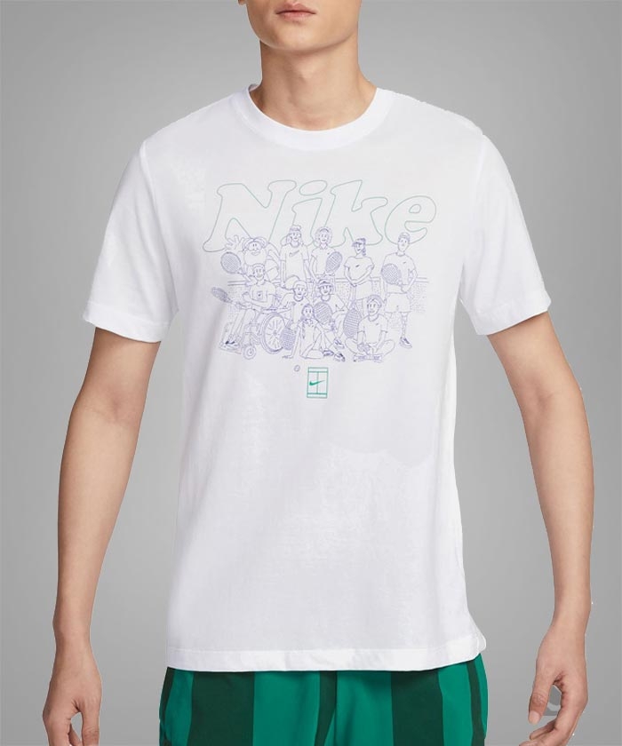 나이키 티셔츠 드라이핏 테니스 티셔츠 (FV8433-100)
